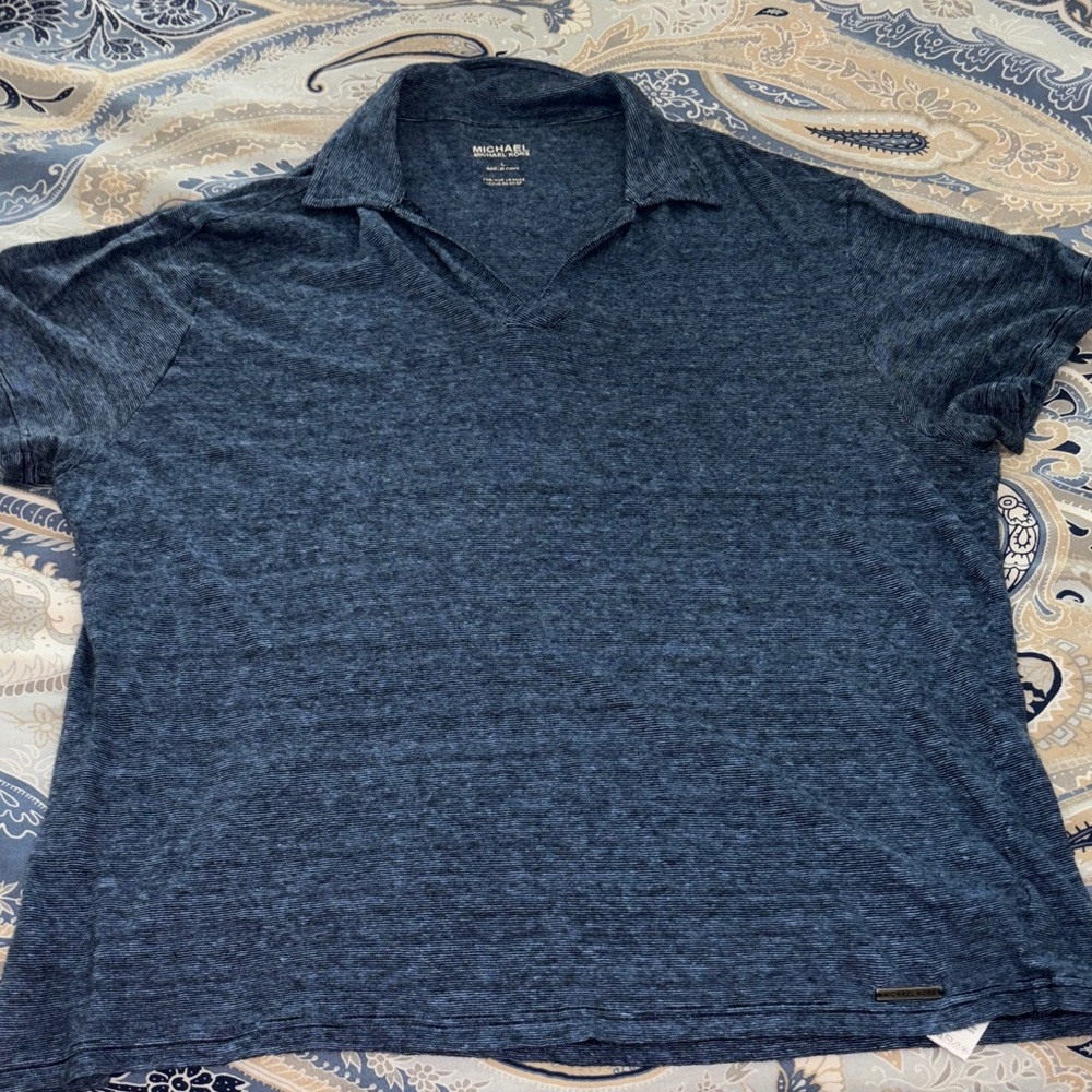 MICHAEL Michael Kors Blue Polo Shirt